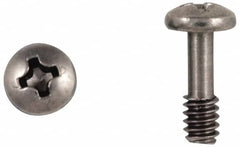 Made in USA - Phillips Drive #4-40 UNC 1" Length Under Head Captive Screw - Exact Tool & Supply