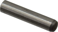 Made in USA - 2.5mm Diam x 12.5mm Pin Length 416 Stainless Steel Precision Dowel Pin - C 36-42 Hardness, 1 Beveled & 1 Rounded End - Exact Tool & Supply