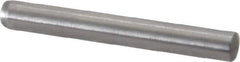 Made in USA - 3mm Diam x 24mm Pin Length 416 Stainless Steel Precision Dowel Pin - C 36-42 Hardness, 1 Beveled & 1 Rounded End - Exact Tool & Supply