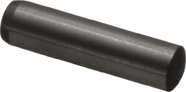 Made in USA - 4mm Diam x 16mm Pin Length 416 Stainless Steel Precision Dowel Pin - C 36-42 Hardness, 1 Beveled & 1 Rounded End - Exact Tool & Supply