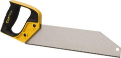 Stanley - 12" Steel Blade PVC Saw - Plastic Handle, Closed Grip, 15" OAL - Exact Tool & Supply