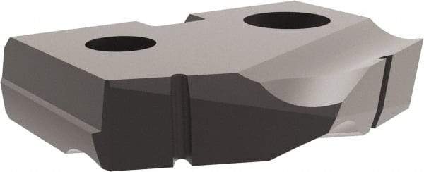Allied Machine and Engineering - 19mm Diam x 5/32" Thick, Seat Code 1, 132° Included Angle Spade Drill Insert - Diamond Coated, Carbide, Series T-A - Exact Tool & Supply