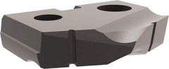 Allied Machine and Engineering - 19mm Diam x 5/32" Thick, Seat Code 1, 132° Included Angle Spade Drill Insert - Diamond Coated, Carbide, Series T-A - Exact Tool & Supply