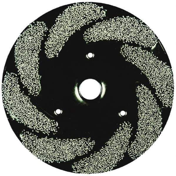 Osborn - 3" 80 Grit Silicon Carbide Straight Disc Brush - Medium Grade, Plain Hole Connector, 1-1/2" Trim Length, 3/4" Shank Diam, 7/8" Arbor Hole - Exact Tool & Supply