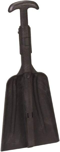 Remco - 12-3/8" High Square Plastic Shovel - 31" Long D-Grip Handle - Exact Tool & Supply