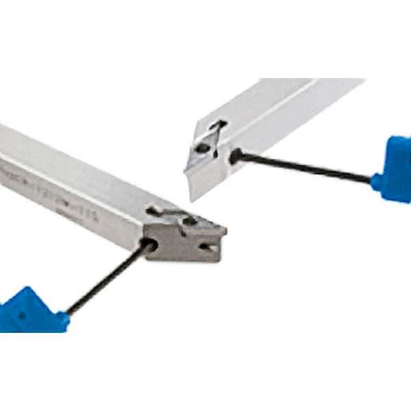 Iscar - PVAC, Left Hand Cut, 10mm Shank Height x 10mm Shank Width, Neutral Rake Indexable Turning Toolholder - 150mm OAL, VC.T Insert Compatibility, Series Isoturn - Exact Tool & Supply