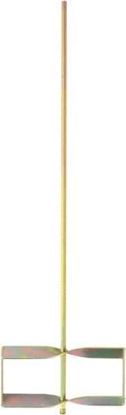 Hyde Tools - Steel Paint Mixer - 28" Long, Compatible with 5 to 10 Gal Containers - Exact Tool & Supply