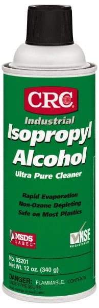 CRC - 16 oz Aerosol Cleaner/Degreaser - Isopropanol Alcohol - Exact Tool & Supply