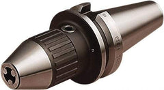 Seco - BT40, 0.99 to 12.98mm Capacity, Integral Shank Drill Chuck - Keyed, Taper Shank, 42.98mm Sleeve Diam - Exact Tool & Supply