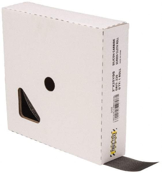 Tru-Maxx - 2" x 25 Yd 220 Grit Silicon Carbide Screen Roll - Fine Grade - Exact Tool & Supply