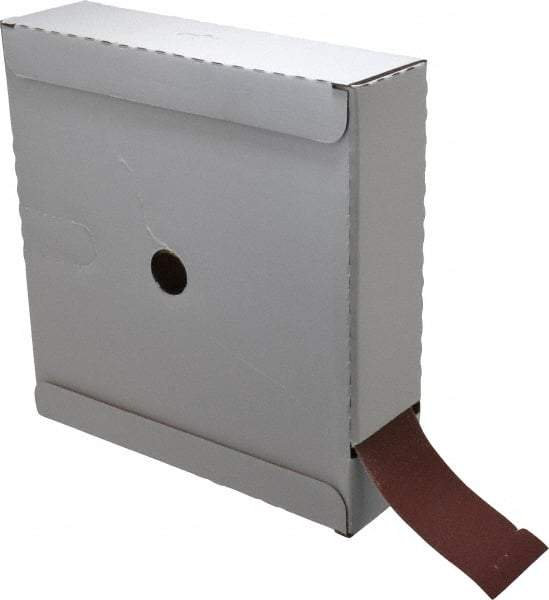 Tru-Maxx - 2" x 50 Yd 240 Grit Aluminum Oxide Cloth Roll - Fine Grade - Exact Tool & Supply