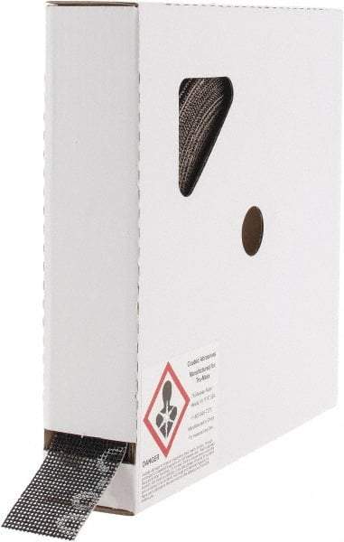 Tru-Maxx - 1-1/2" x 25 Yd 80 Grit Silicon Carbide Screen Roll - Medium Grade - Exact Tool & Supply