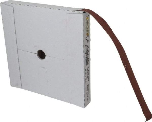 Tru-Maxx - 1" x 50 Yd 320 Grit Aluminum Oxide Cloth Roll - Fine Grade - Exact Tool & Supply