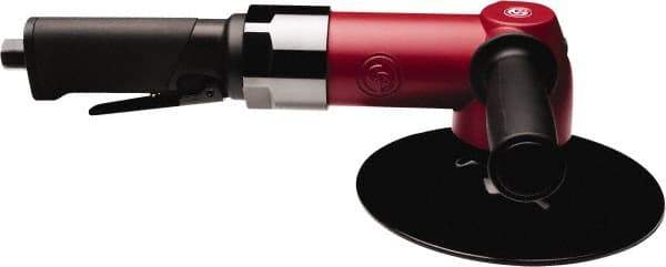 Chicago Pneumatic - 7" Max Disc, 5,000 RPM, Pneumatic Handheld Disc Sander - 96 CFM, 1/4" Inlet, 0.71 hp, 90 psi - Exact Tool & Supply