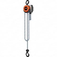 CM - 1,000 Lb Capacity, 10' Lift Height, Chain Manual Hoist - Exact Tool & Supply