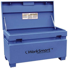 Value Collection - 48" Wide x 24-3/16" Deep x 28-5/16" High Job Site Box - Steel, Blue - Exact Tool & Supply