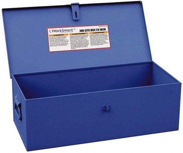 Value Collection - 28-5/16" Wide x 12-3/8" Deep x 11-1/8" High Job Site Welder's Box - Steel, Blue - Exact Tool & Supply