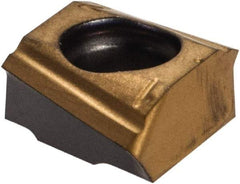 Iscar - T290 LNHT050204 Grade IC830 Carbide Milling Insert - TiAlN/TiN Finish, 0.2283" Thick, 0.4mm Corner Radius - Exact Tool & Supply