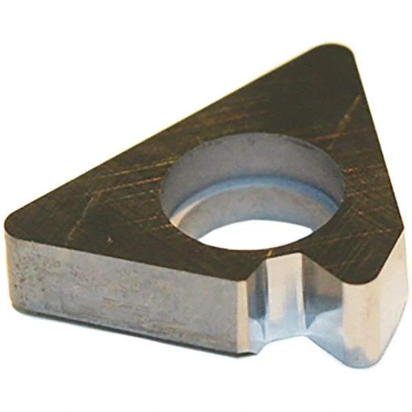 Tool-Flo - 5/8" Inscribed Circle, Trigon Grooving & Threading Shim Seat for Indexables - 0.187" Thick, LS Shim Style, Negative Rake, Left Hand, Right Hand Cut - Exact Tool & Supply