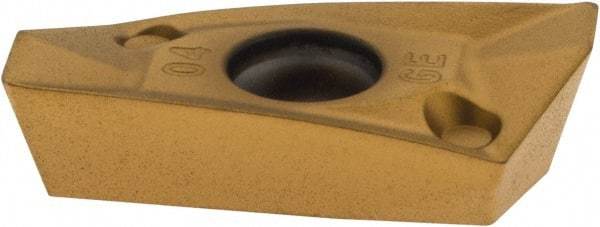 Kennametal - EP1404 Grade KC725M Carbide Milling Insert - TiN/TiCN/TiN Finish, 0.1772" Thick, 0.4mm Corner Radius - Exact Tool & Supply