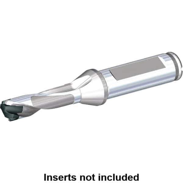 Kennametal - 15.08 to 15.99mm Diam, 5xD, 80.01mm Max Depth, 19.05mm Shank Diam, 4.03" Flute, 157.99mm OAL, Replaceable Tip Drill - T Seat Size, KTIP Toolholder, Series KenTIP - Exact Tool & Supply