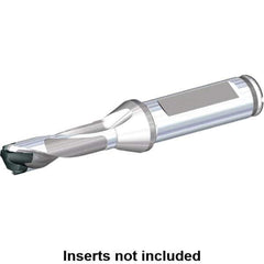 Kennametal - 22 to 23mm Diam, 5xD, 115mm Max Depth, 25mm Shank Diam, 144mm Flute, 206mm OAL, Replaceable Tip Drill - ZA Seat Size, Series KenTIP - Exact Tool & Supply