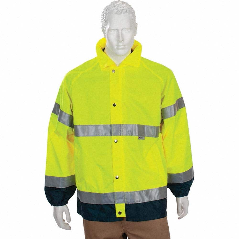 OccuNomix - Jackets & Coats Garment Style: Jacket Garment Type: Breathable; Hi-Visibility; Waterproof - Exact Tool & Supply