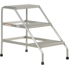 Vestil - 30" High 500 Lb Capacity 3 Step Stand - Exact Tool & Supply