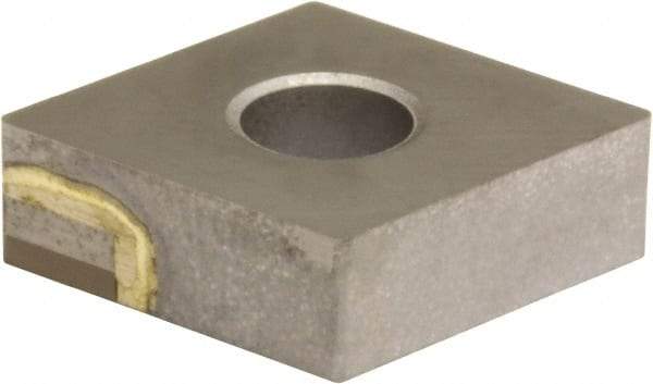 Sumitomo - CNMA432 Grade BN2000 PCBN Turning Insert - Uncoated, 80° Diamond, 1/2" Inscr Circle, 3/16" Thick, 1/32" Corner Radius - Exact Tool & Supply