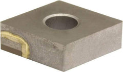 Sumitomo - CNMA432 Grade BN2000 PCBN Turning Insert - Uncoated, 80° Diamond, 1/2" Inscr Circle, 3/16" Thick, 1/32" Corner Radius - Exact Tool & Supply