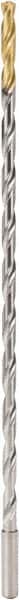 Seco - 8mm 136° 2-Flute Solid Carbide Extra Length Drill Bit - Exact Tool & Supply
