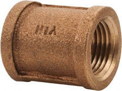 Legend Valve - Class 125, 1" Internal Pipe, Bronze Coupling - FNPT x FNPT x FNPT - Exact Tool & Supply