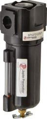PRO-SOURCE - Filter Manual Drop Leg Drain with Metal Bowl - 6-1/2" High x 2-3/4" Wide, For Use with Compressed Air Systems - Exact Tool & Supply