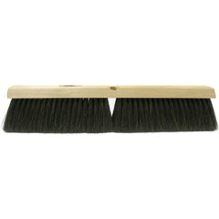 18″ Fine Sweep Floor Brush, Black Horsehair and Polypropylene Fill - Exact Tool & Supply