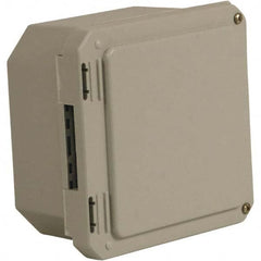 Wiegmann - NEMA 4X Fiberglass Standard Enclosure with Continuous Hinge Cover - Exact Tool & Supply