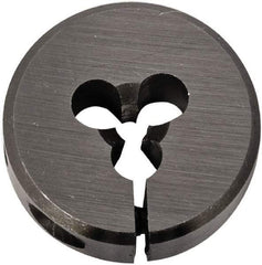 Union Butterfield - 1/4-18 NPT Thread, Adjustable Round Pipe Die - 1-1/2" Outside Diam, Chromium Steel, Right Hand Thread - Exact Tool & Supply