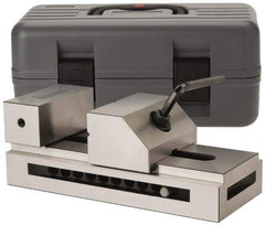 Gibraltar - 3-15/16" Jaw Width, 5" Jaw Opening Capacity, 1.97" Jaw Height, Toolmaker's Vise - Flat Jaw, 0.003" Parallelism, 0.005" Squareness, 280mm OAL x 3.93" OAH - Exact Tool & Supply