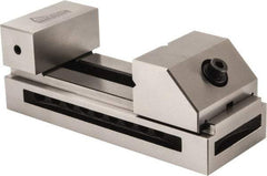 Gibraltar - 2-7/8" Jaw Width, 4" Jaw Opening Capacity, 1.38" Jaw Height, Toolmaker's Vise - Flat Jaw, 0.003" Parallelism, 0.005" Squareness, 185mm OAL x 2.756" OAH - Exact Tool & Supply