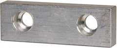 Gibraltar - 3" Wide x 1" High x 1/2" Thick, Flat/No Step Vise Jaw - Soft, Aluminum, Fixed Jaw, Compatible with 3" Vises - Exact Tool & Supply