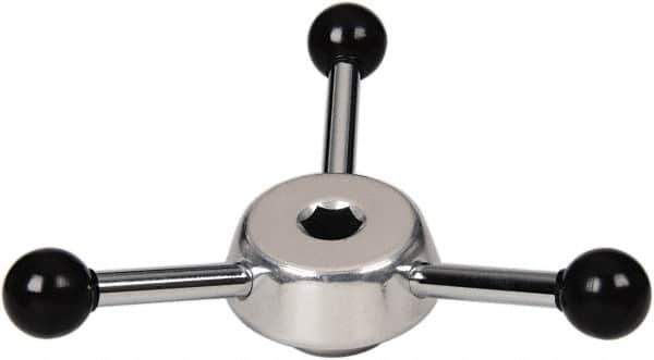 Gibraltar - 1 Piece Vise Handle - Aluminum, Steel, 5/8" Hex - Exact Tool & Supply