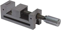 Gibraltar - 2-7/8" Jaw Width, 3-3/4" Jaw Opening Capacity, 1.35" Jaw Height, Toolmaker's Vise - Flat Jaw, 0.00012" Parallelism, 0.0002" Squareness, 7" OAL x 2.8" OAH - Exact Tool & Supply