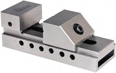 Gibraltar - 2" Jaw Width, 2-3/8" Jaw Opening Capacity, 2-9/16" Jaw Height, Toolmaker's Vise - Flat Jaw, 0.00012" Parallelism, 0.0002" Squareness, 5-1/2" OAL x 1-31/32" OAH - Exact Tool & Supply