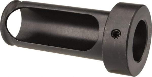 Interstate - 1" ID, 1-1/4" OD, 3" Length Under Head, Type Z Lathe Tool Holder Bushing - 5/8" Head Thickness, 2-5/8" Slot Length - Exact Tool & Supply