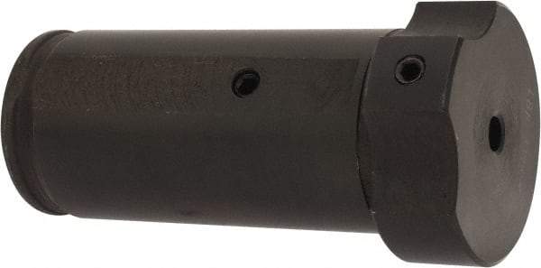 Interstate - 1/4" ID, 1-1/2" OD, 3-5/32" Length Under Head, Type LBF Lathe Tool Holder Bushing - 5/8" Head Thickness - Exact Tool & Supply