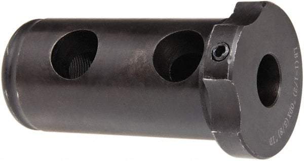 Interstate - 5/8" ID, 1-1/2" OD, 3-1/8" Length Under Head, Type LB Lathe Tool Holder Bushing - 3/8" Head Thickness - Exact Tool & Supply
