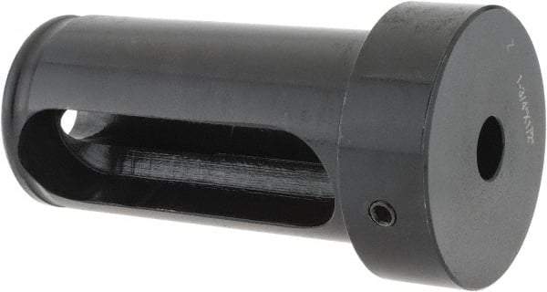 Interstate - 1/2" ID, 1-3/4" OD, 3-1/2" Length Under Head, Type Z Lathe Tool Holder Bushing - 3/4" Head Thickness, 3-1/8" Slot Length - Exact Tool & Supply