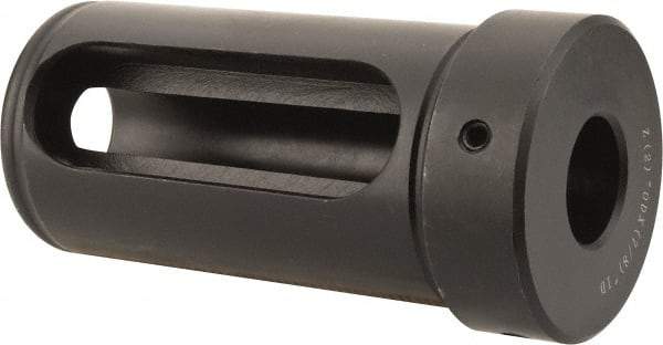 Interstate - 7/8" ID, 2" OD, 3-3/4" Length Under Head, Type Z Lathe Tool Holder Bushing - 3/4" Head Thickness, 3-3/8" Slot Length - Exact Tool & Supply