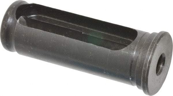Interstate - 3/8" ID, 1" OD, 2-3/4" Length Under Head, Type C Lathe Tool Holder Bushing - 3/16" Head Thickness, 2-3/8" Slot Length - Exact Tool & Supply