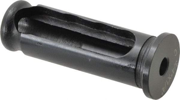 Interstate - 1/4" ID, 3/4" OD, 2-1/4" Length Under Head, Type C Lathe Tool Holder Bushing - 3/16" Head Thickness, 1-7/8" Slot Length - Exact Tool & Supply