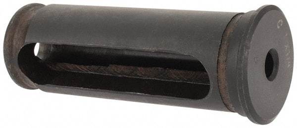 Interstate - 1/4" ID, 1" OD, 2-3/4" Length Under Head, Type C Lathe Tool Holder Bushing - 3/16" Head Thickness, 2-3/8" Slot Length - Exact Tool & Supply